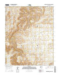 Quartermaster Canyon SW Arizona Current topographic map, 1:24000 scale, 7.5 X 7.5 Minute, Year 2014
