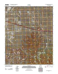 Rattlesnake Hill Arizona Historical topographic map, 1:24000 scale, 7.5 X 7.5 Minute, Year 2011