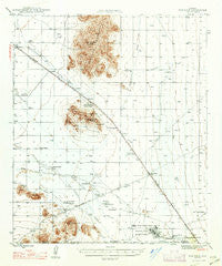 Red Rock Arizona Historical topographic map, 1:62500 scale, 15 X 15 Minute, Year 1947