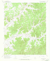 Red Slide Peak Arizona Historical topographic map, 1:24000 scale, 7.5 X 7.5 Minute, Year 1968