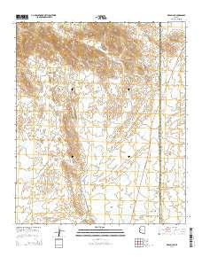 Red Hill NE Arizona Current topographic map, 1:24000 scale, 7.5 X 7.5 Minute, Year 2014
