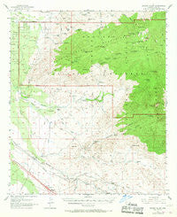 Rincon Valley Arizona Historical topographic map, 1:62500 scale, 15 X 15 Minute, Year 1957