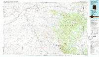 Rock Point Arizona Historical topographic map, 1:100000 scale, 30 X 60 Minute, Year 1986
