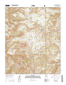 Rock House Arizona Current topographic map, 1:24000 scale, 7.5 X 7.5 Minute, Year 2014