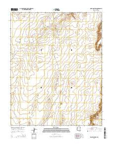 Rock Point SW Arizona Current topographic map, 1:24000 scale, 7.5 X 7.5 Minute, Year 2014