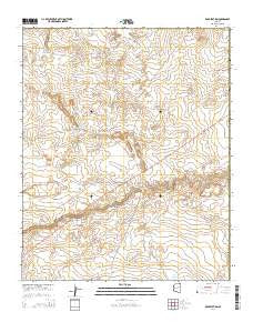Rock Station Arizona Current topographic map, 1:24000 scale, 7.5 X 7.5 Minute, Year 2014