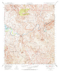 Rockinstraw Mtn Arizona Historical topographic map, 1:62500 scale, 15 X 15 Minute, Year 1949