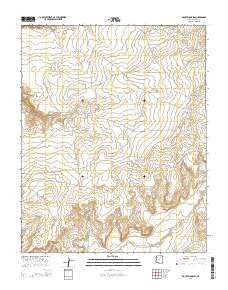 Rocky Ridge SW Arizona Current topographic map, 1:24000 scale, 7.5 X 7.5 Minute, Year 2014