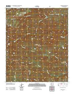 Rose Peak Arizona Historical topographic map, 1:24000 scale, 7.5 X 7.5 Minute, Year 2011