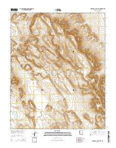Rose Well Camp East Arizona Current topographic map, 1:24000 scale, 7.5 X 7.5 Minute, Year 2014