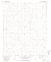 Rosebud Tank Arizona Historical topographic map, 1:24000 scale, 7.5 X 7.5 Minute, Year 1981