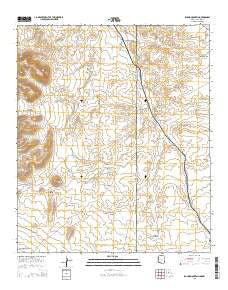 Round Mountain Arizona Current topographic map, 1:24000 scale, 7.5 X 7.5 Minute, Year 2014