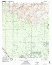 Ruelas Canyon Arizona Historical topographic map, 1:24000 scale, 7.5 X 7.5 Minute, Year 1996