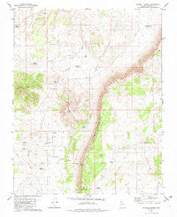 Russell Spring Arizona Historical topographic map, 1:24000 scale, 7.5 X 7.5 Minute, Year 1979