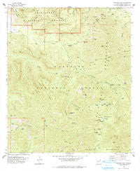Rustler Park Arizona Historical topographic map, 1:24000 scale, 7.5 X 7.5 Minute, Year 1978