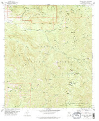 Rustler Park Arizona Historical topographic map, 1:24000 scale, 7.5 X 7.5 Minute, Year 1978