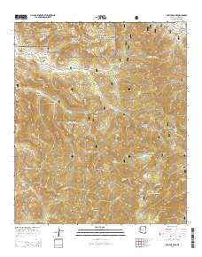 Rustler Park Arizona Current topographic map, 1:24000 scale, 7.5 X 7.5 Minute, Year 2014