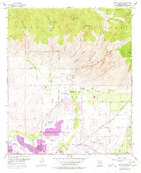 Sabino Canyon Arizona Historical topographic map, 1:24000 scale, 7.5 X 7.5 Minute, Year 1957