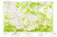 Saint Johns Arizona Historical topographic map, 1:250000 scale, 1 X 2 Degree, Year 1958