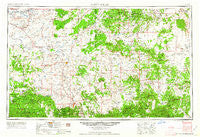 Saint Johns Arizona Historical topographic map, 1:250000 scale, 1 X 2 Degree, Year 1962