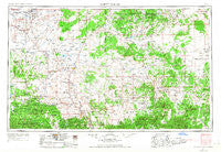 Saint Johns Arizona Historical topographic map, 1:250000 scale, 1 X 2 Degree, Year 1954