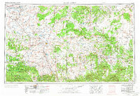 Saint Johns Arizona Historical topographic map, 1:250000 scale, 1 X 2 Degree, Year 1954