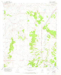 Salado Arizona Historical topographic map, 1:24000 scale, 7.5 X 7.5 Minute, Year 1971
