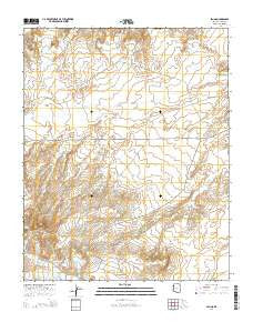 Salina Arizona Current topographic map, 1:24000 scale, 7.5 X 7.5 Minute, Year 2014