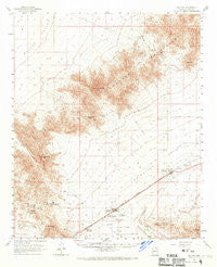 Salome Arizona Historical topographic map, 1:62500 scale, 15 X 15 Minute, Year 1961