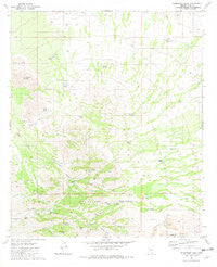 Samaniego Peak Arizona Historical topographic map, 1:24000 scale, 7.5 X 7.5 Minute, Year 1981
