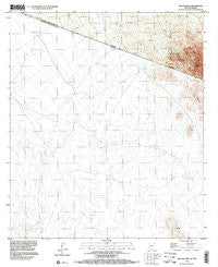 San Agustin Arizona Historical topographic map, 1:24000 scale, 7.5 X 7.5 Minute, Year 1996