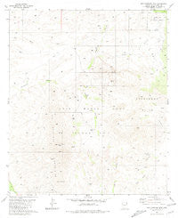 San Cayetano Mts. Arizona Historical topographic map, 1:24000 scale, 7.5 X 7.5 Minute, Year 1981