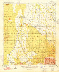 San Vicente Arizona Historical topographic map, 1:62500 scale, 15 X 15 Minute, Year 1948