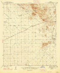 San Xavier Mission Arizona Historical topographic map, 1:62500 scale, 15 X 15 Minute, Year 1943