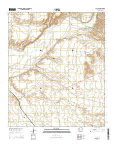 San Jose Arizona Current topographic map, 1:24000 scale, 7.5 X 7.5 Minute, Year 2014