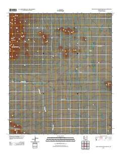 Santa Rosa Mountains SE Arizona Historical topographic map, 1:24000 scale, 7.5 X 7.5 Minute, Year 2011