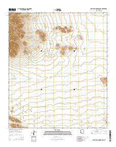 Santa Rosa Mountains SE Arizona Current topographic map, 1:24000 scale, 7.5 X 7.5 Minute, Year 2014