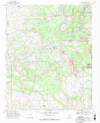 Sedona Arizona Historical topographic map, 1:24000 scale, 7.5 X 7.5 Minute, Year 1969