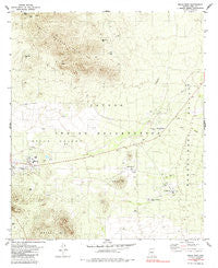 Sells East Arizona Historical topographic map, 1:24000 scale, 7.5 X 7.5 Minute, Year 1979