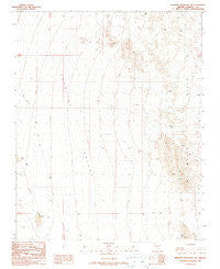 Senator Mountain SW Arizona Historical topographic map, 1:24000 scale, 7.5 X 7.5 Minute, Year 1989