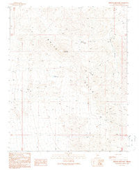Senator Mountain Arizona Historical topographic map, 1:24000 scale, 7.5 X 7.5 Minute, Year 1989