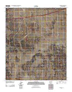Sentinel Arizona Historical topographic map, 1:24000 scale, 7.5 X 7.5 Minute, Year 2011