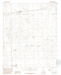 Sentinel Arizona Historical topographic map, 1:24000 scale, 7.5 X 7.5 Minute, Year 1986