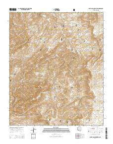 Sheep Basin Mountain Arizona Current topographic map, 1:24000 scale, 7.5 X 7.5 Minute, Year 2014
