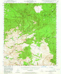 Sheridan Mountain Arizona Historical topographic map, 1:62500 scale, 15 X 15 Minute, Year 1947