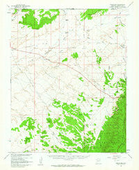 Shinarump Arizona Historical topographic map, 1:62500 scale, 15 X 15 Minute, Year 1957