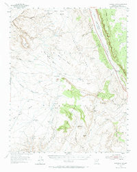 Shinumo Altar Arizona Historical topographic map, 1:62500 scale, 15 X 15 Minute, Year 1954