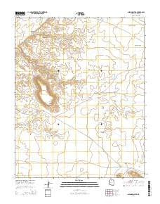 Shinumo Altar Arizona Current topographic map, 1:24000 scale, 7.5 X 7.5 Minute, Year 2014