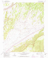 Shonto SE Arizona Historical topographic map, 1:24000 scale, 7.5 X 7.5 Minute, Year 1970