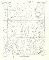 Short Creek SW Arizona Historical topographic map, 1:24000 scale, 7.5 X 7.5 Minute, Year 1954